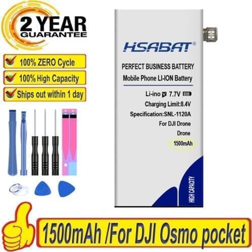 Top Brand 100% New 1500mAh Battery for DJI Osmo pocket Batteries + free tools