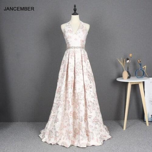 YY251 Pink Flower Slim-fit Slimming Evening Dress Elegant Graceful Backless Host Annual Meeting Photography Evening Gowns