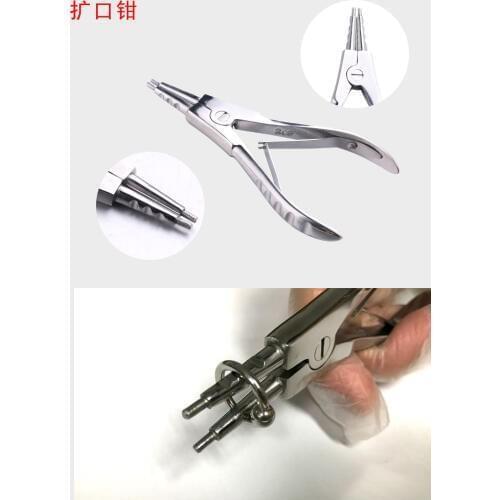 Oreille Nez Nombril Langue Septum Pince Pinces Outil Corps En Acier chirurgical Piercing Kits Hoop Anneau Captif Per