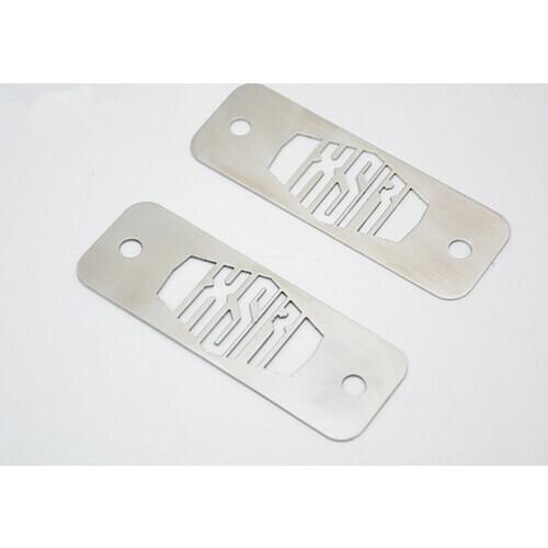 1 pairs Powder Coated Stainless Fuse Box Top Plates 1Pair For Yamaha XSR 900 Silver XSR900
