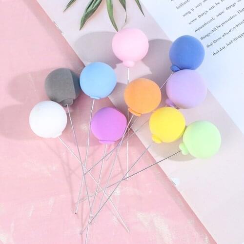 10Pcs/set Cute 1/12 Scale Dollhouse Miniature Colorful Balloons Model Decor Toy