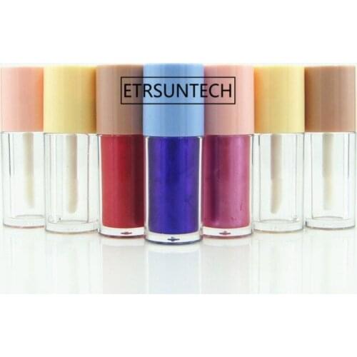100pcs 2ml Empty Lip Gloss Tube,DIY Round Portable Liquid Lipstick Bottle Clear Lip Gloss Bottle Lipgloss Tubes F3972