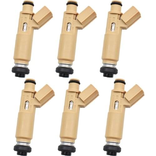 6pcs/lot fuel injection Nozzle 23209-22020 23250-22020 For TOYOTA 1ZZ-FE COROLLA AVENSIS CELICA RAV4