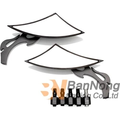 Free shipping Motorcycle rearview mirrors For Harley XL 883/1200 X48 YAMAHA XV125/XV250/XV400/XV535/XV750 DS400 steed 400 600