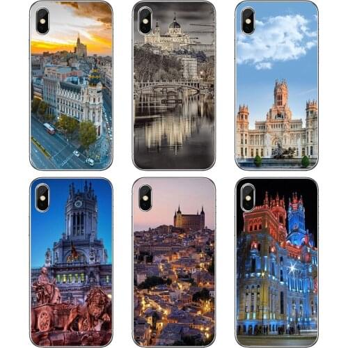 Cibeles-fountain-Madrid-Spain-city Housing For Sony Xperia XA Z3 Z5 XZ1 XZ2 Z Z1 Z2 compact M2 M4 M5 C4 C6 E3 T3