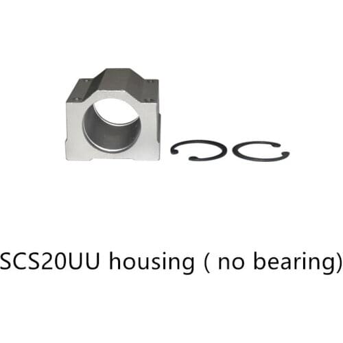 LINK CNC SCS20UU aluminum housing without LM20UU bearing for SC20UU 20mm Linear Bearing Block