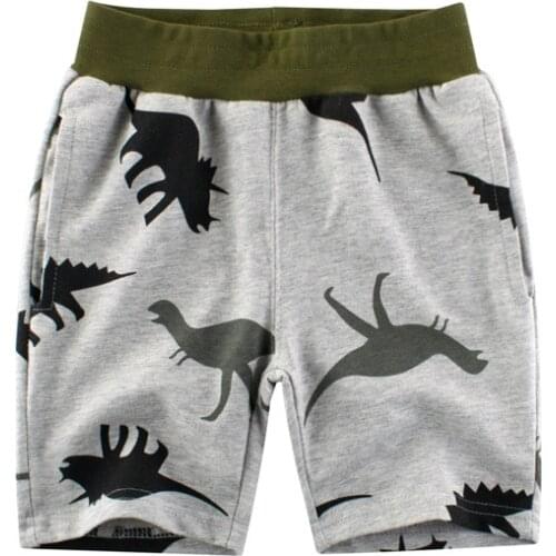 Summer Kids Short Pants Boys Cotton Short Toddler Panties Outdoor Sweatpants Children boy Shorts Dinosaur 2-9Y