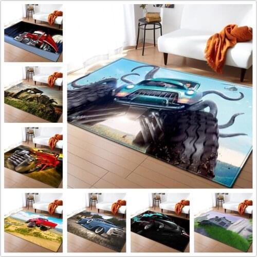 Cartoon Living Room Large Size Carpets 3D Monster Tea Table Rug Home Decor Carpet Baby play Crawling Mats Kids Bedroom Area Rugs
