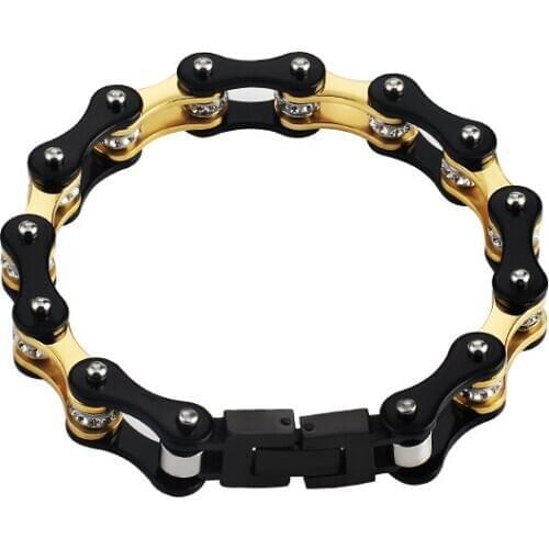 316L stainless steel bracelet locomotive for mens motorcycle chains link bracelet bangles fashionable punk jewelry Lovers gift