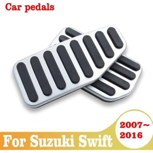 For Suzuki Swift 2007-2016 Automobile Accelerator Pedal Cover Set Pad Non-Slip Design Car Styling Parts