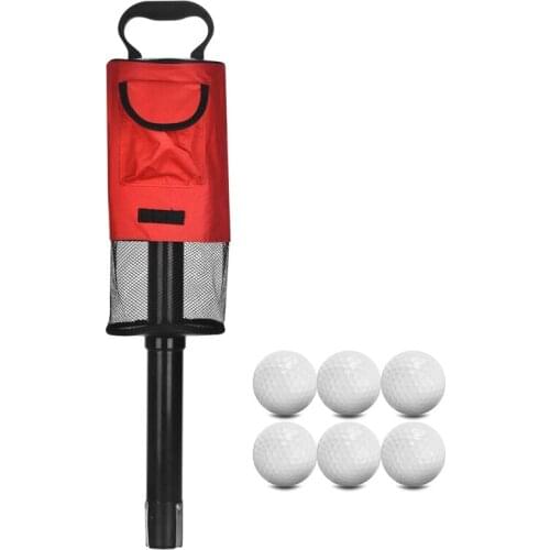 New-Golf Ball Retriever Golf Ball Pick Up Shag Bag Tube Retriever for Portable Golf Finder the Best Gift for Golf Lovers