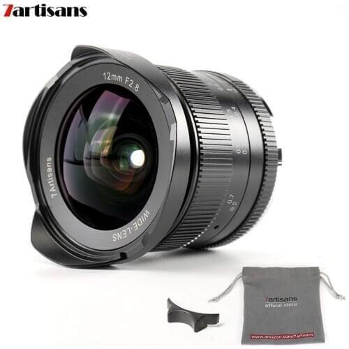 7artisans 12mm F2.8 APS-C Wide Angle Manual Fixed Lens for Macro 4/3 Mount Camera