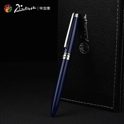 Picasso Pimio 912 Luxury Metal Silver Clip 0.5mm Iridium Nib Fountain Pen for Business Inking Pens for Gift