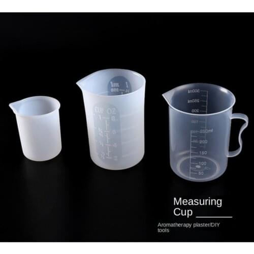 Plastic Measuring Cup Thickened DIY Candle Wax Making DIY Aromatherapy Plaster DIY Tools Mixing Cup 500ml Candles Tool