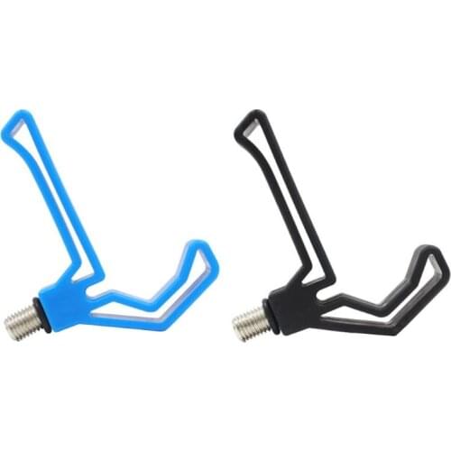 M3/8 Plastic Fishing Rod Rest Gripper Head Carp Fish Rod Holder Bracket Support Stand Tackle Fishing Accessories G99D