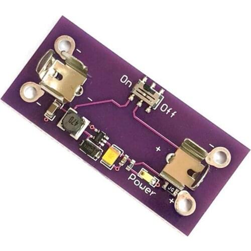 LilyPad Step Up Boost Power Supply Module AAA Battery 1.2 to 5V Converter for Arduino