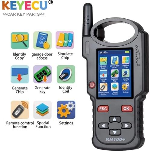 LONSDOR KH100+ Remote Key Programmer Latest Handheld Device Update Version of KH100