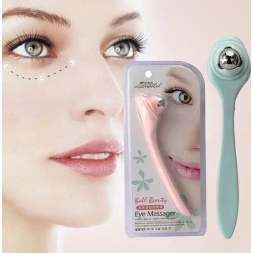 Roller Ball Eye Massager 360 Degree Free Roller Dark Circles Remover Face Lift MassageTools Anti-Wrinkles Beauty Instrument