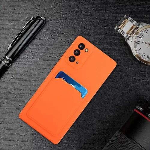 Luxury Card Holder Wallet Case for Samsung Note 20 20 Ultra Silicone Cover for Galaxy Note 20 + Plus Note20 20ultra Coque