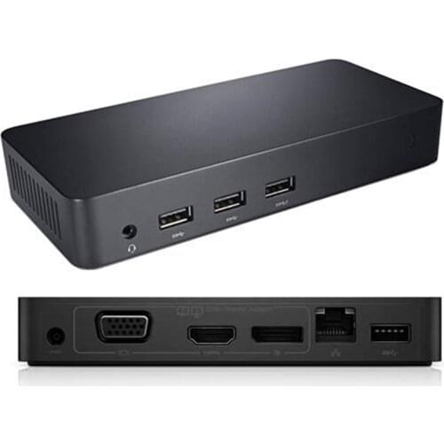 USB 3.0 Dual video docking station Displaylink Chip USB 3.0 to HDMI VGA Displayport splitter Gigabite for macs win10/8