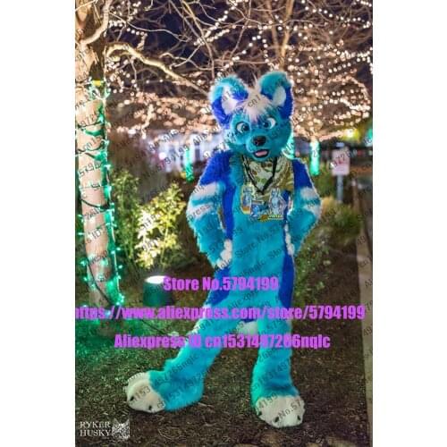 Customized Available REAL PHOTO KJ006 full sets husky dog Suit fursuit CAT wolf Costume fox Party Carnival Gift