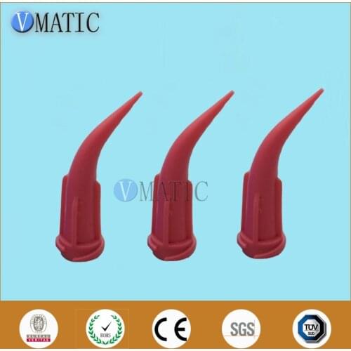 High Quality Quality 100pcs 25G Red TT Tapered Bend Dispensing Needle Tips