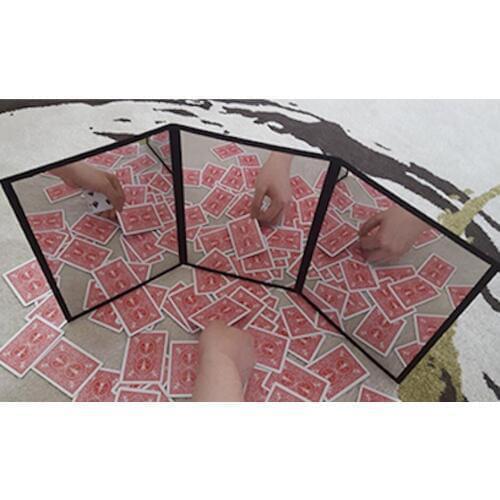 3-Way Mirror By Sean Yang Practicing Mirror for Card Magic Gimmick Illusions Magic Tricks Accessories Stage Professional Magia