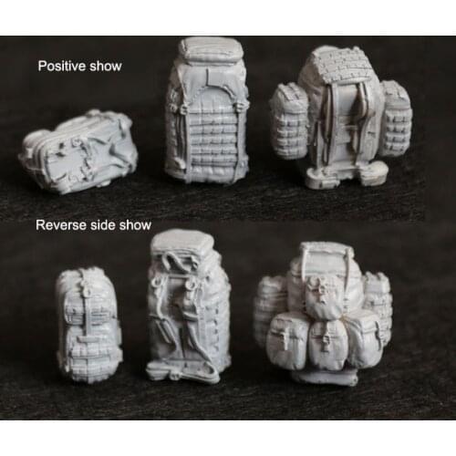 1/35 Resin Model Modern military backpack model Vehicle supply package C (3Pack)