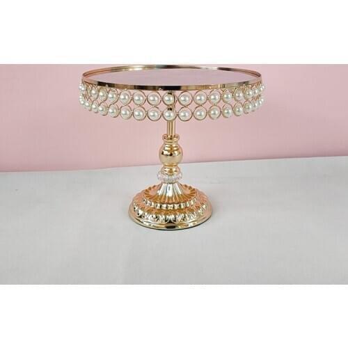 1pcs-5pcs new style pearl cake stand gold cupcake stand home party
