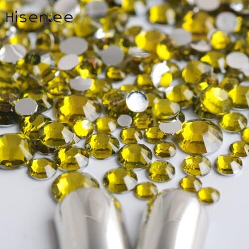 2000PCS High Quality Fashion Olive Green Color Japanese Resin Style Design DIY Charm Nail Art Rhinestone Accessories Decorative