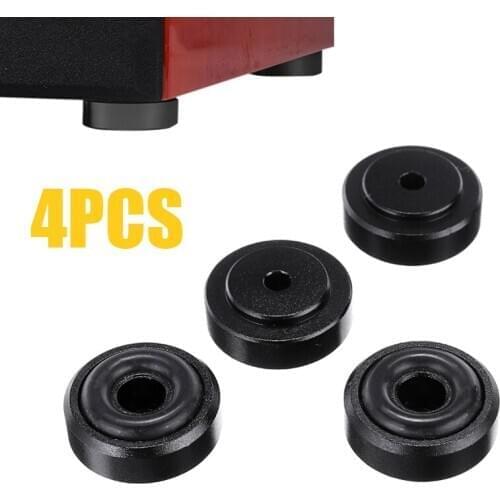 4pcs Aluminum Isolation Feet Pad Mat Cabinet Speaker CD Player Sound-absorbing Base