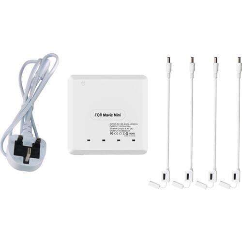4in1 Mini Charger Charging Hub for DJI Mavic Mini Drone Batteries Accessories US UK AU EU Plug USB Charger
