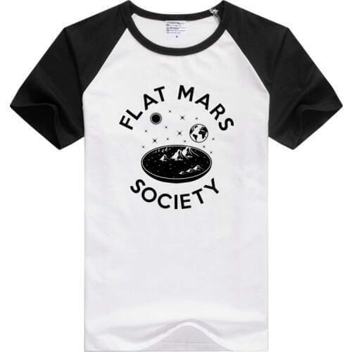 FOR Flat Mars Society short sleeve casual Men Women T-shirt Comfortable Tshirt Cool Print Tops GA734