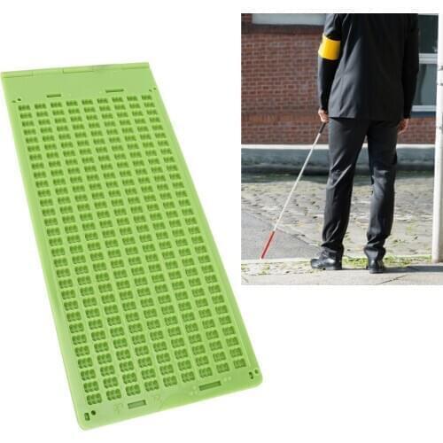 Braille Writing Slate Braille Learning Tool Access PortableBraille Writing Slates With Stylus With 9 Lines 30 Cells