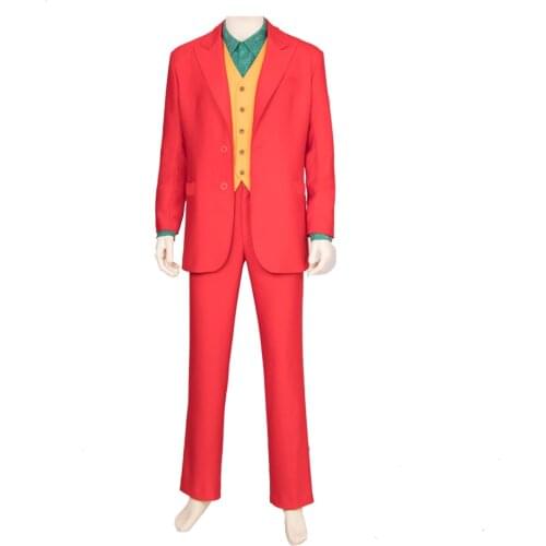 Joker Origin Movie Horror Horror Clown Halloween Party Costume Clown Wig Cosplay Green Synthetic Hair Free Shipping