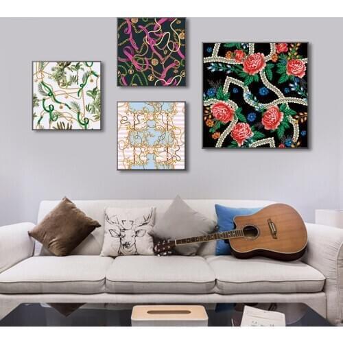 Red Vintage Sherlock Art Painting Living Room Decoration Painting Hanging Painting Picture Poster Canvas Print Wall Art