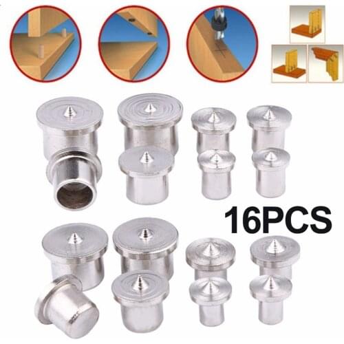 New 8/16Pcs 6 -12mm Dowel Tenon Multi Dowel Center Point Set Tool Joint Alignment Pin Dowelling Hole Wood Timber Marker Align