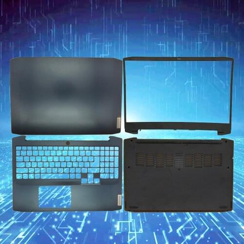 New/Orig Blue For Lenovo IdeaPad Gaming 3 15IMH05 15ARH05 LCD Back Lid Top Bezel Palmrest Housing Bottom Case Cover AP1JM000110