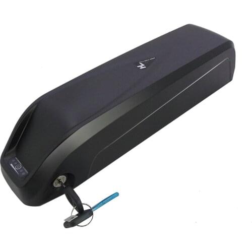 High power Lithium ion Hailong down tube 48V 13.2Ah rechargeable e-bicycle battery pack for fat tire bike with charger
