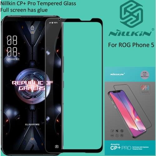 Nillkin Tempered Glass For Asus ROG 5 ROG Phone 5 Pro Ultimate Screen Guard Protective oleophobic Full glue