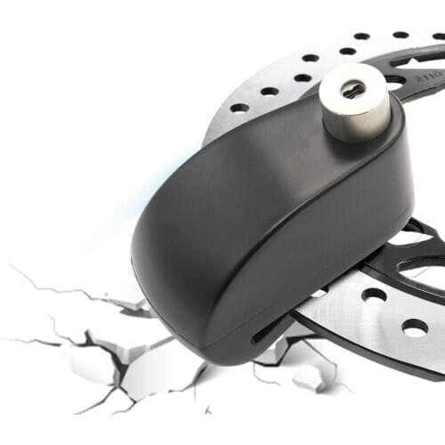 1Pc StainlessSteel Anti Theft Alarm Lock Disc Brake Lock Treatment Security Anti Theft for Motorcycle Bicycle Scooter Waterproof