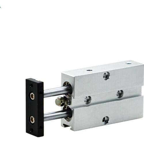 1PCS Pneumatic Air Cylinder Double Action Double Rod 10mm Bore Air Fluid M4 Port