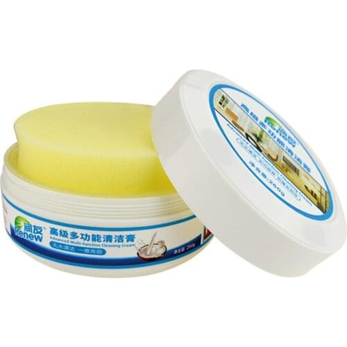 260g Leather Cleaner Multi-functional Cleaning Paste Car Seat Sofa Leather Shoe Descaling Decontamination Cleaning Cream