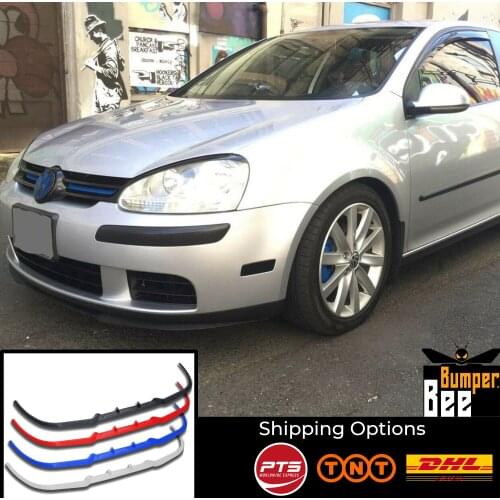 For Vw Volkswagen Golf 5 V CUPRA R FRONT SPOILER BUMPER LIP Euro Spoiler Lip Universal 3 pcs Body Kit