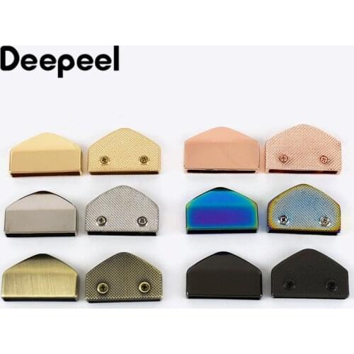 10/5pcs 25mm Metal Zipper Decoration End Clips Stopper Screws Handbag Straps Tail Clasp Cord Lock DIY Hardware Accessories