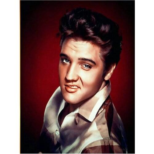 5d diamond painting Elvis Presley Square Diamond Mosaic Round Drill Diamond Embroidery Rhinestone Home Decor