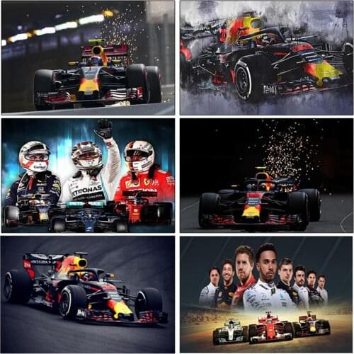 New Hot 5D DIY Diamond Painting Max Racing Get Away Rhinestones Diamond Embroidery Diamond Mosaic Cross Stitch Home Decor QQ2030