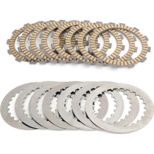 Areyourshop for Honda CR 125 R CRF 250 R 2000-2010 CRF250R CR125 R4/R5/R6 Clutch Kit Steel & Friction Plates 22201-KS6-700