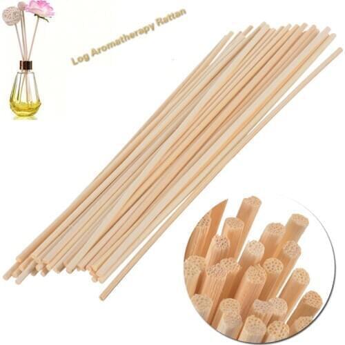 25pcs/100pcs Natural Reed Fragrance Aroma Oil Diffuser Rattan Sticks Perfume volatiles For Home Decoration
