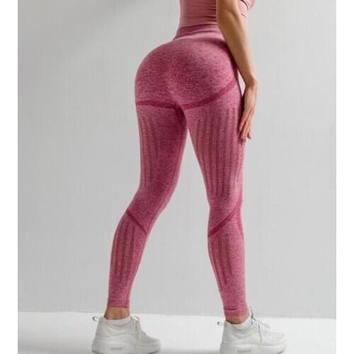 Seamless Tummy Control Yoga Pants Stretchy High Waist Compression Tights Sports Pants Push Up Running Women Gym Fitness Leggings